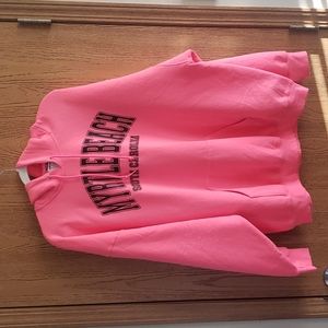 Hot 🔥 Pink Myrtle Beach SC Hooded Sweatshirt 3XL EUC